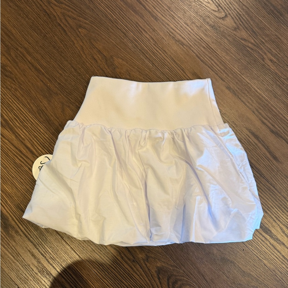 White Bubble Skirt - Picture 4 of 5